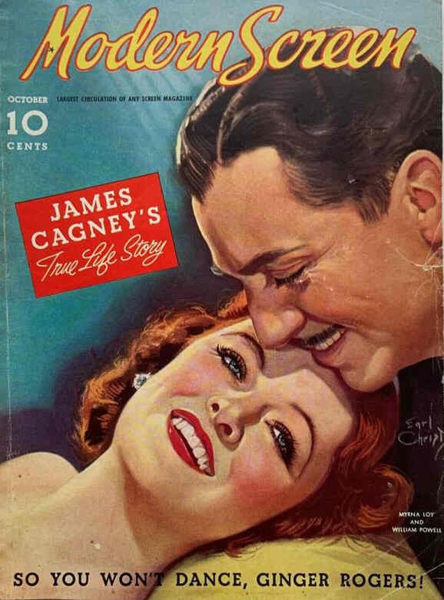 MODERN SCREEN magazine cover Issue 83 October 1937